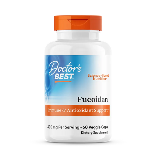Doctor's Best Fucoidan, 600mg Per Serving, 60 Veggie Caps