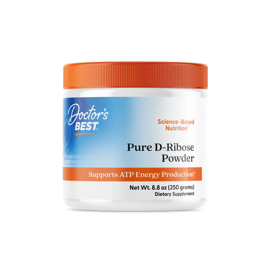 Doctor's Best Pure D-Ribose Powder with BioEnergy Ribose, 8.8 oz (250 g)