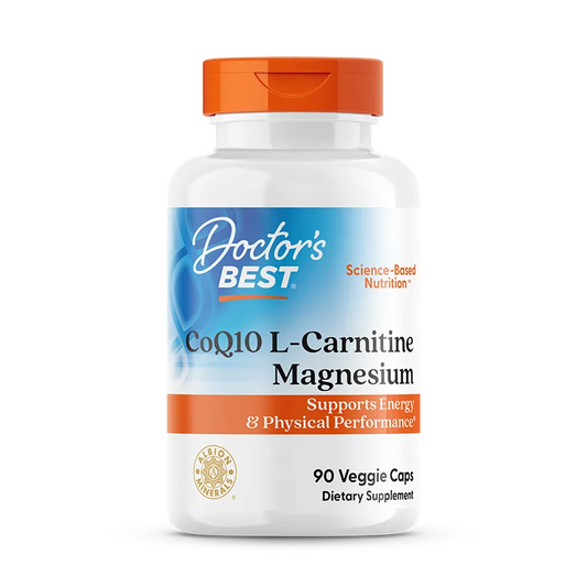 Doctor's Best CoQ10 L-Carnitine Magnesium, 90 Veggie Caps